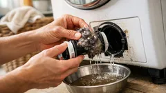 Come pulire lo scarico della lavatrice e dire addio all’odore di umido in 10 minuti