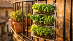 Fioriera verticale fai da te con un porta-documenti: l’idea salvaspazio per il balcone