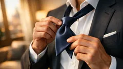 Nodo della cravatta perfetto in 30 secondi: il trucco per prepararlo prima e infilarlo al volo