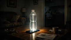Blackout in casa? Trasforma una bottiglia d’acqua in una lanterna con la torcia del telefono