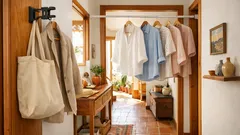 Il gancio a pinza da stipite che crea spazio: 10 idee geniali per appendere senza forare