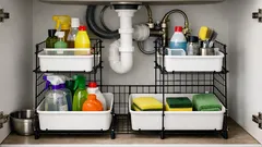 Il cassetto estraibile a 2 piani che trasforma il sotto lavello senza forare