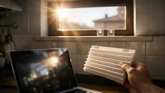 Come coprire un finestrino piccolo senza forare: tenda plissé su misura in 10 minuti