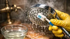Soffione doccia intasato dal calcare? Il metodo in ammollo con acido citrico che lo libera in 20 minuti