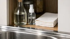 Hai l’aceto quasi scaduto? 4 usi geniali per pulire cucina e lavello senza sprechi