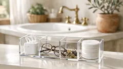 Il portapenne in acrilico MUJI che organizza cucina e bagno in un colpo solo